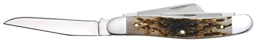 Case Medium Amber Bone SS Stockman Pocket Knife