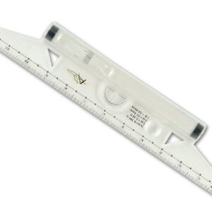 Acurit Rolling Ruler - A Must Have 4-in-1 Tool for Any Artist, Perfect for Illustrations, Drawings, Measurements, Line and Angle Drawing, & More! - Single