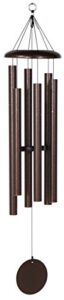 corinthian bells by wind river - 44 inch copper vein wind chime for patio, backyard, garden, and outdoor décor (aluminum chime) made in the usa