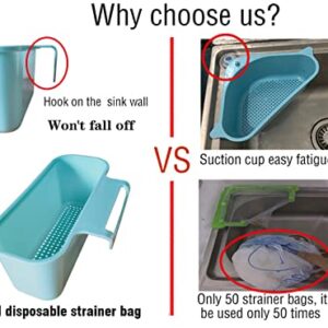 Sink Drain Strainer Basket TANBT Kitchen Sink Food Catcher Garbage Waste Strainer Corner Sink Basket Filter