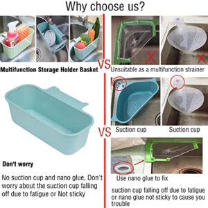 Sink Drain Strainer Basket TANBT Kitchen Sink Food Catcher Garbage Waste Strainer Corner Sink Basket Filter