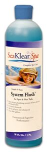 seaklear spa system flush, 1 pint bottle