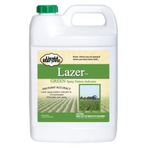 Liquid Harvest Lazer Green Concentrated Spray Pattern Indicator - 1 Gallon (128 Ounces) - Perfect Weed Spray Dye, Herbicide Dye, Fertilizer Marking Dye, Turf Marker and Herbicide Marker