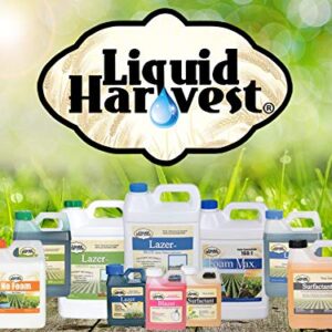 Liquid Harvest Lazer Green Concentrated Spray Pattern Indicator - 1 Gallon (128 Ounces) - Perfect Weed Spray Dye, Herbicide Dye, Fertilizer Marking Dye, Turf Marker and Herbicide Marker