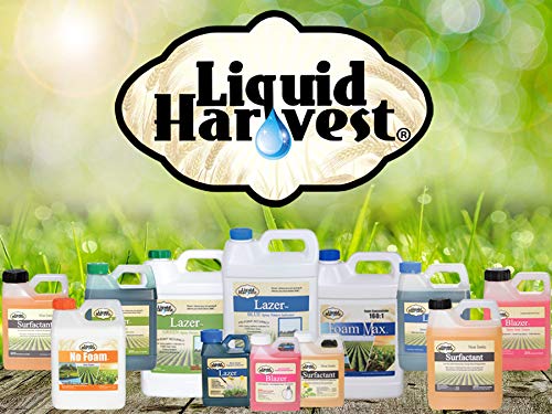 Liquid Harvest Lazer Green Concentrated Spray Pattern Indicator - 1 Gallon (128 Ounces) - Perfect Weed Spray Dye, Herbicide Dye, Fertilizer Marking Dye, Turf Marker and Herbicide Marker