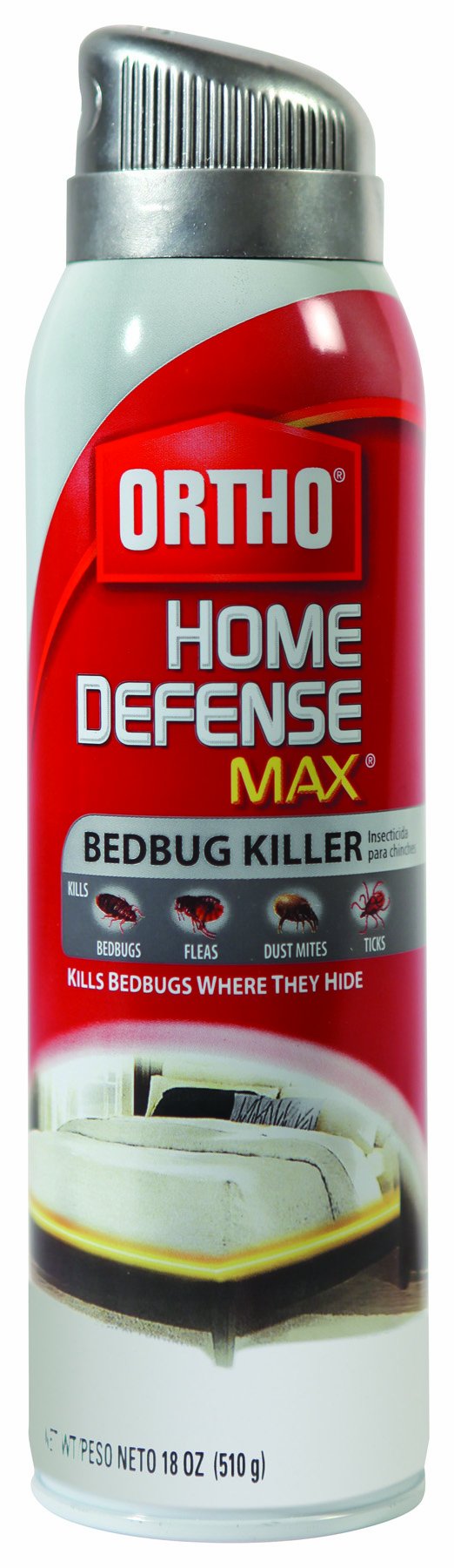 Ortho Home Defense MAX Bedbug Killer Aerosol Spray, 18-Ounce (Older Model)