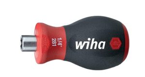 wiha 28103 magnetic 1/4 bit holder, stubby, 57mm