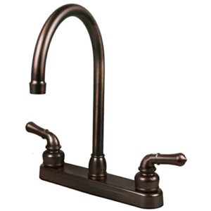 rv/mobile home kitchen sink travel motor trailer faucet, oil rubbed bronze