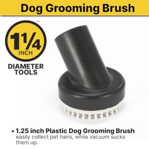 Shop-Vac 9190400 1.1/4-Inch Dog Grooming Tool,Black