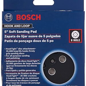 BOSCH RS034 5 In. Soft Hook-And-Loop Sanding Pad