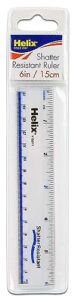 helix shatter-resistant ruler 6 inch / 15cm (10011)