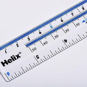 Helix Shatter-Resistant Ruler 6 Inch / 15cm (10011)