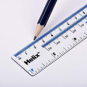 Helix Shatter-Resistant Ruler 6 Inch / 15cm (10011)