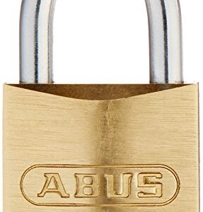 ABUS 65/20 Solid Brass Padlock Keyed Different - Hardened Steel Shackle