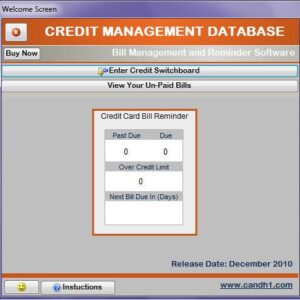 Credit Management Database