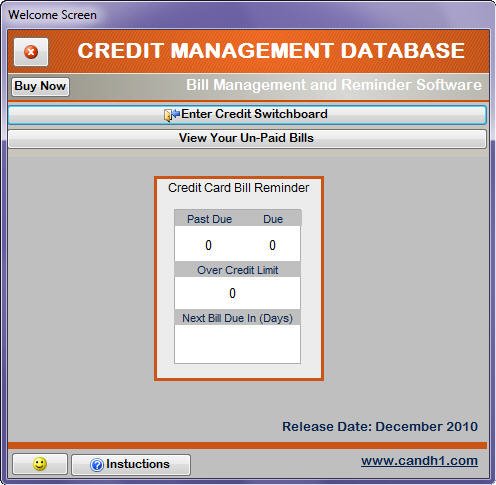 Credit Management Database