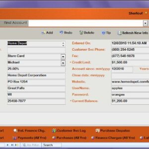 Credit Management Database