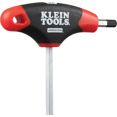 Klein Tools JTH610E T-Handle Hex Key Set, SAE Inch Sizes Allen Wrench Set with 6-Inch Blades, Stand Included, 10-Piece