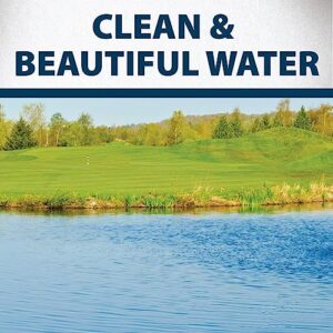 Airmax Pond Dye Plus, Twilight Blue Colorant & Natural Beneficial Bacteria, Large Pond & Lake Water Clarifier & Color Treatment, Shade Plants & Algae from Sunlight, Fish & Livestock Safe, 1 Gallon