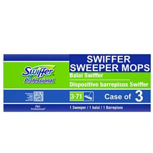 P&G Professional-09060CT Heavy Duty Sweeper Mop by Swiffer Professional, 10-inch Wide Duster, Ideal for Industrial or Commercial use on Hardwood, Tile or for Hand Dusting, (Pack of 3) - Green