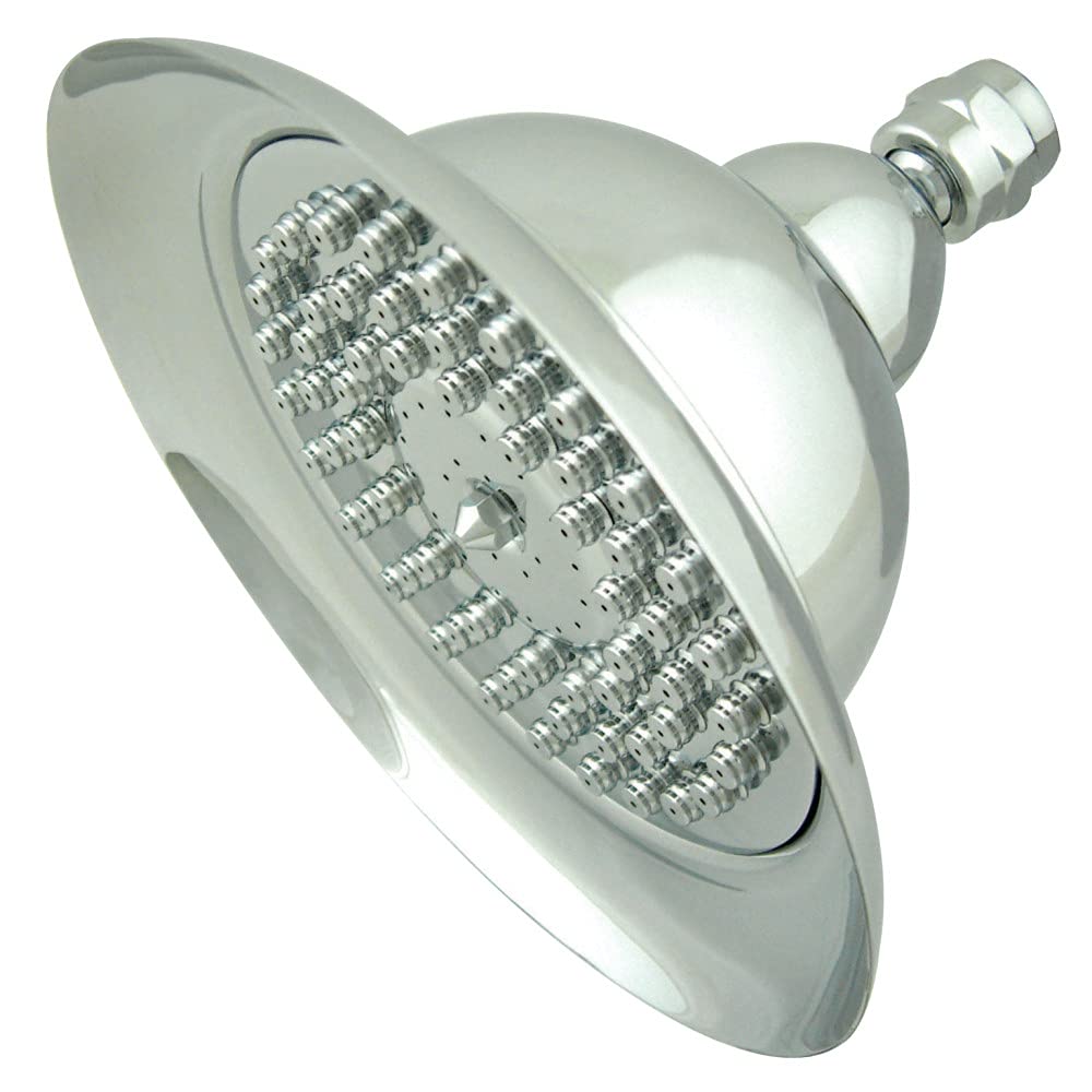 Kingston Brass K306C1 Designer Trimscape Vintage 6" Bell Brass Shower Head, Polished Chrome