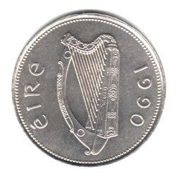 1990 Ireland Punt (Pound) Coin KM#27 - Irish Red Deer