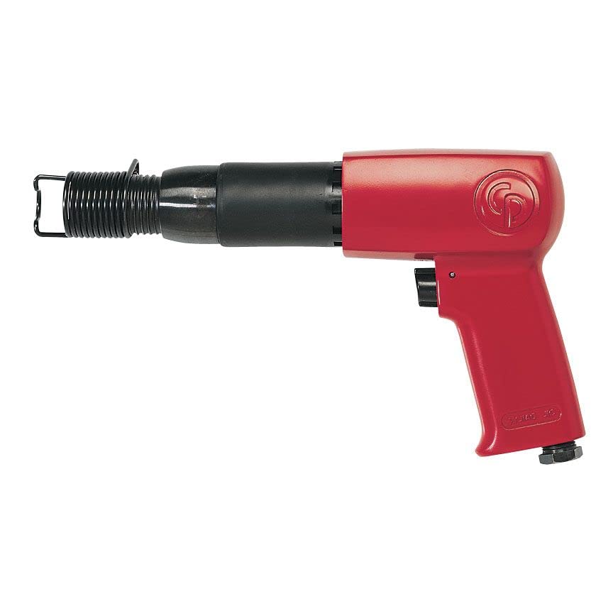 Chicago Pneumatic CP7150K - Kit - Air Hammer, Welding Equipment Tool, Construction, 0.401 Inch (10.2mm), Round Shank, Stroke 3.5 in / 89 mm, Bore Diameter 0.75 in / 19 mm - 2300 Blow Per Minute