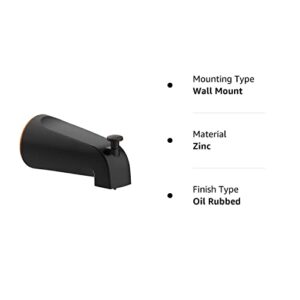 Design House Tub Diverter Spout in Oil Rubbed Bronze, 3-7"