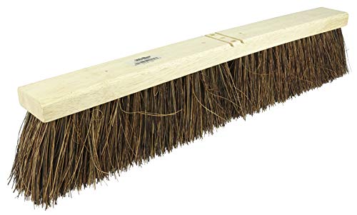 Weiler 44584 24" Block Size, Hardwood Block, Palmyra Fill, Contractor Coarse Sweeping Broom, Made in the USA