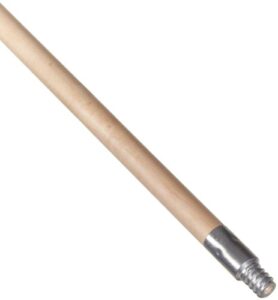 weiler 44300 60" hardwood handle, threaded metal tip, 15/16" diameter, made in the usa