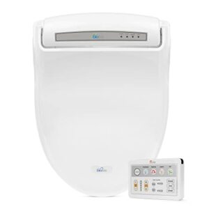 bio bidet by bemis bb-1000w supreme warm water bidet toilet seat, elongated, white