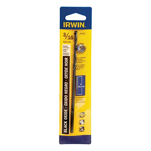 Irwin 66712 3/16" X 6" Aircraft Extension Straight Shank Drill Bit