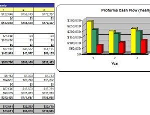 Cafeteria Business Plan - MS Word/Excel