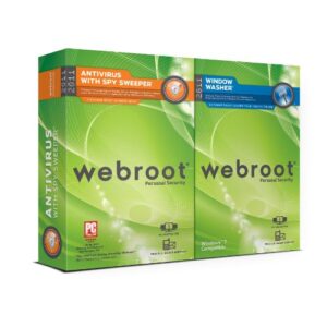 webroot antivirus 1 pc and window washer bundle [old version]