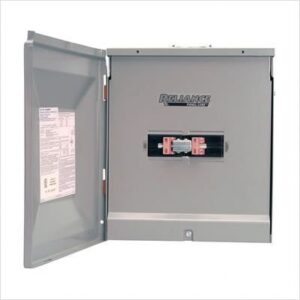 reliance controls tca0606dr outdoor transfer panel - 60a utility and 60a generator