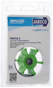 jabsco 6303-0007-p, urethane, drive type 4, 6 blade, 2 diameter, 7/8 width, 5/16 shaft, plastic insert