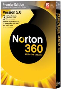 norton 360 version 5.0 premier (3 user)