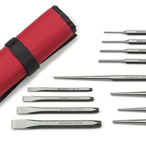 GEARWRENCH Punch and Chisel Set - 82305,Chrome, Large, 12 Pc