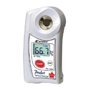 atago 3849 pal-maple digital hand-held pocket maple refractometer, brix 0.0 to 85.0%