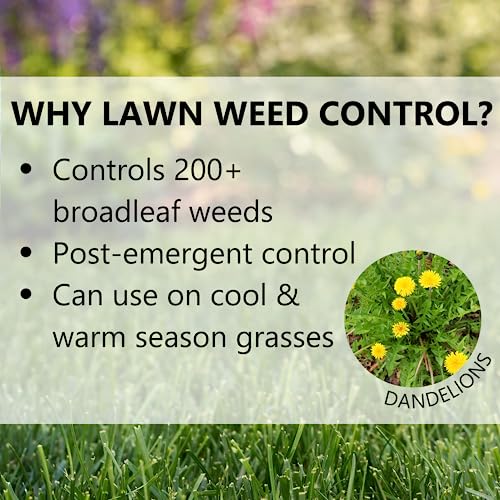 Jonathan Green (12197) Lawn Weed Control - Post Emergent Broadleaf Weed Killer (15,000 Sq. Ft.)