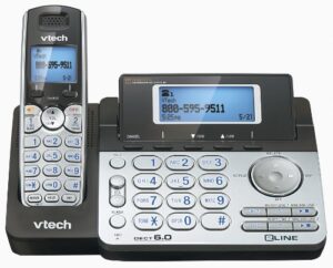 vtech ds6151 two-line expandable cordless phone with answering system