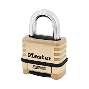 master lock - combination padlock, bottom, black/silver