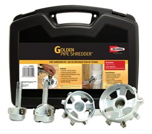 rectorseal 98050 golden pipe shredder kit, silver