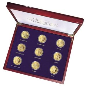 american coin treasures tribute to americas most beautiful gold coins, set of 9