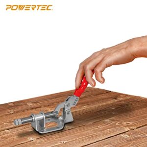 POWERTEC 20304 Push/Pull Quick-Release Toggle Clamp 302F - 300 lbs Holding Capacity, 1PK