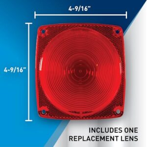 Blazer International B983 Stop / Tail / Turn Light Replacement Lens , Red