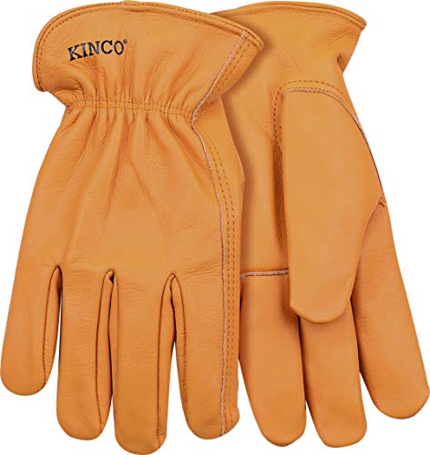 Kinco - Unlined Buffalo Leather Work Gloves, (81)