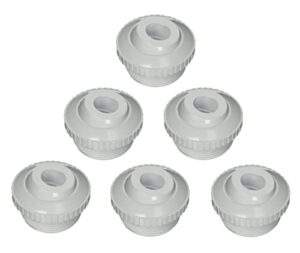 poolsupplytown pool spa directional flow hydrostream return jet fitting sp1419d with adjustable 3/4" opening rotating eyeball compatible with hayward sp1419d (6 pack)