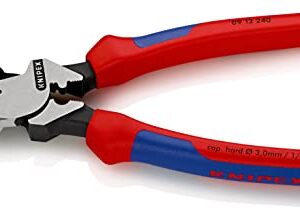 Knipex 09 12 240 9.5-Inch Ultra-High Leverage Lineman's Pliers with Fish Tape Puller and Crimper