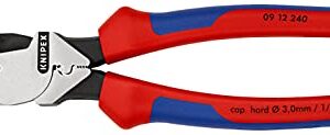 Knipex 09 12 240 9.5-Inch Ultra-High Leverage Lineman's Pliers with Fish Tape Puller and Crimper